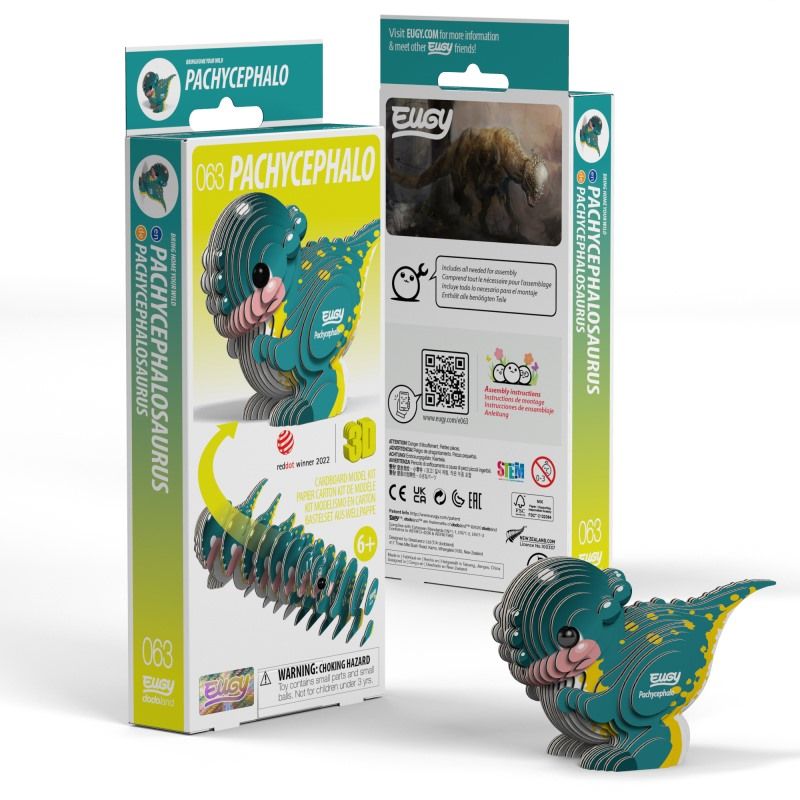 Eugy 3D Model Kit - Pachycephalo