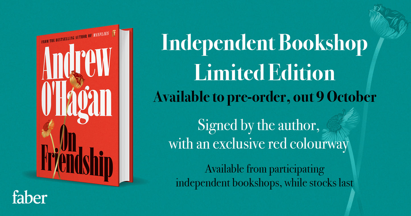 On Friendship by Andrew O'Hagan hardback