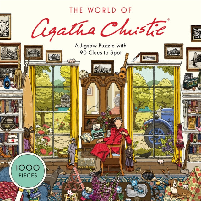 The World of Agatha Christie: 1000-piece jigsaw with 90 clues to spot:
