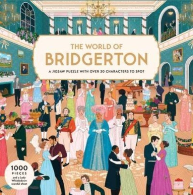 The World of Bridgerton : A 1000-piece jigsaw puzzle with over 30 characters to spot
