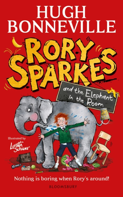 Rory Sparkes and the Elephant in the Room : The hilarious first children's book from Paddington star by Hugh Bonneville SIGNED