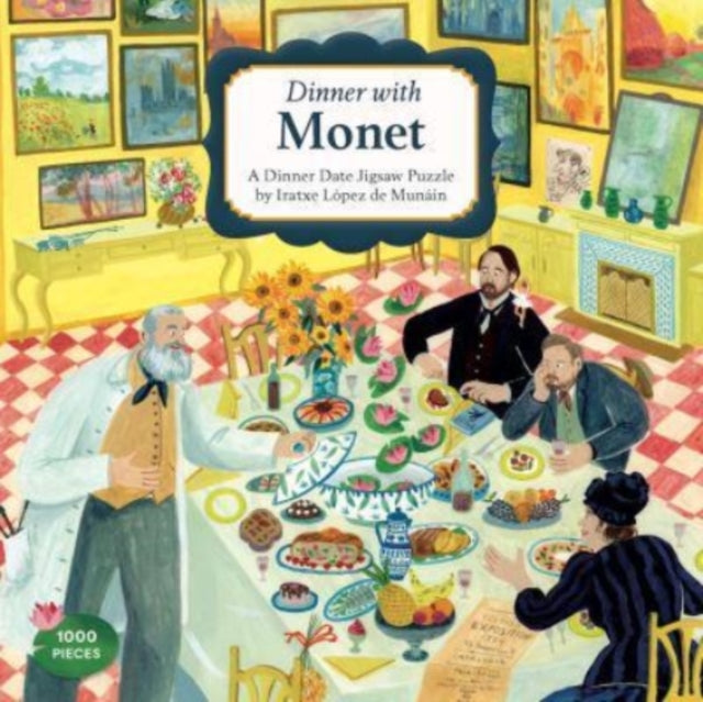 Dinner with Monet 1000 piece puzzle