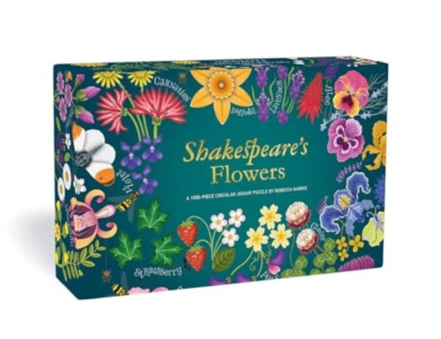 Shakespeare’s Flowers : A 1000-Piece Circular Jigsaw Puzzle