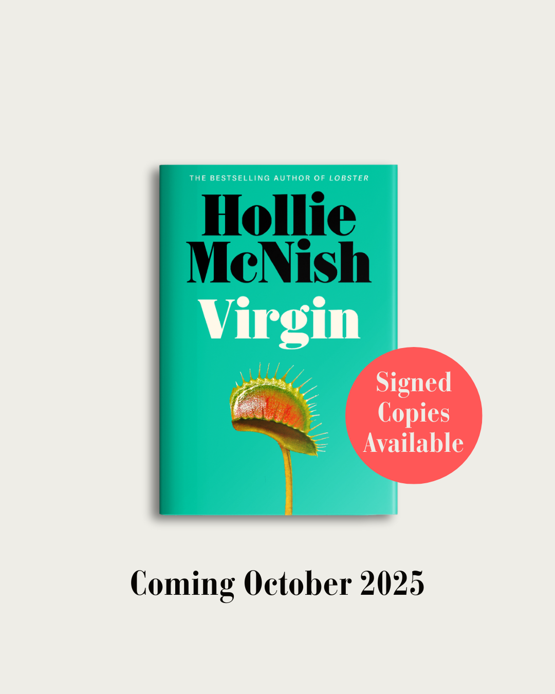Virgin by Hollie McNish (hardback) SIGNED
