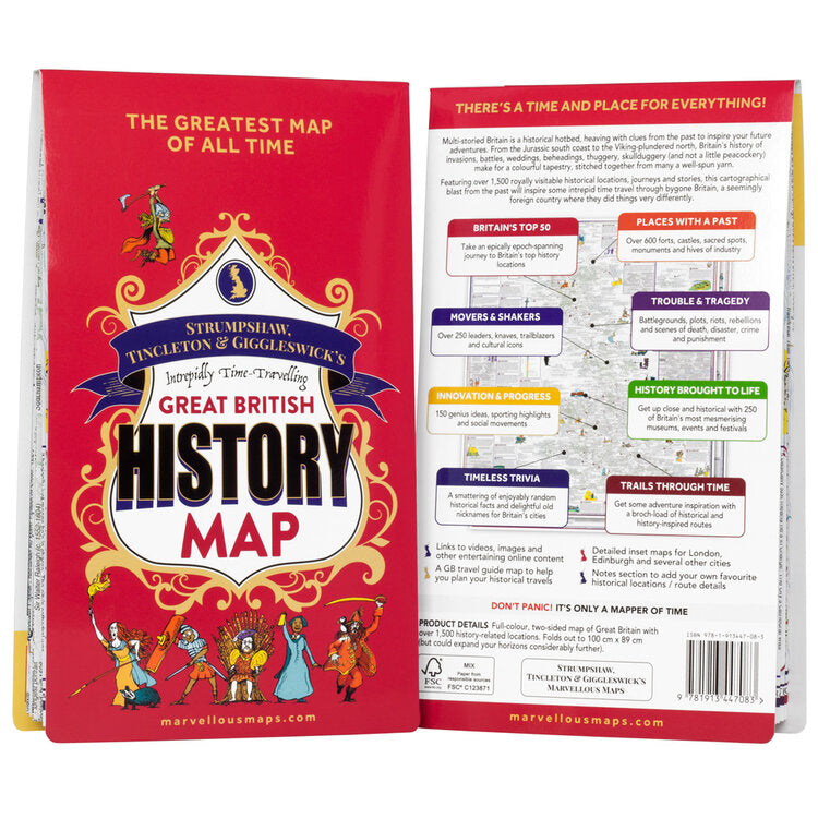 STG’s Intrepidly Time-Travelling Great British History Map