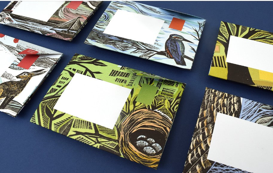 Pigeon Posted 6 Letter Envelopes - Wonderfully Wild
