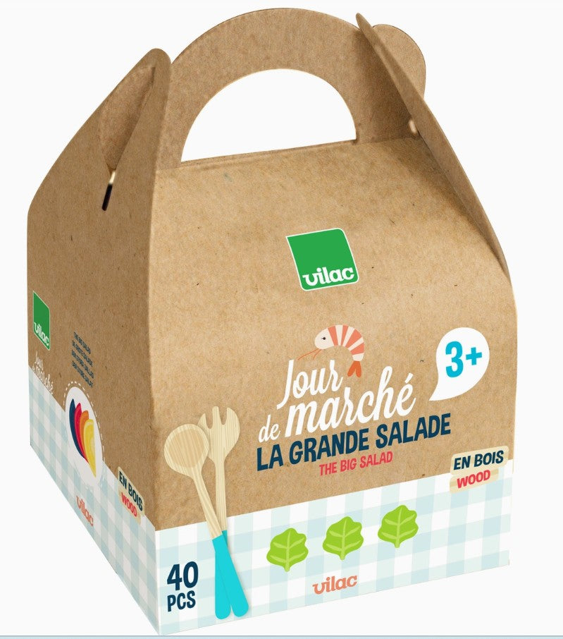 Hippychick Wooden Salad Set