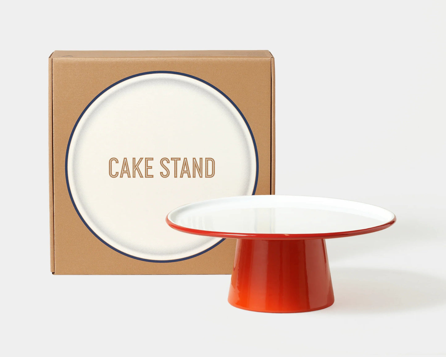 Falcon Enamelware - Cake Stand - Red