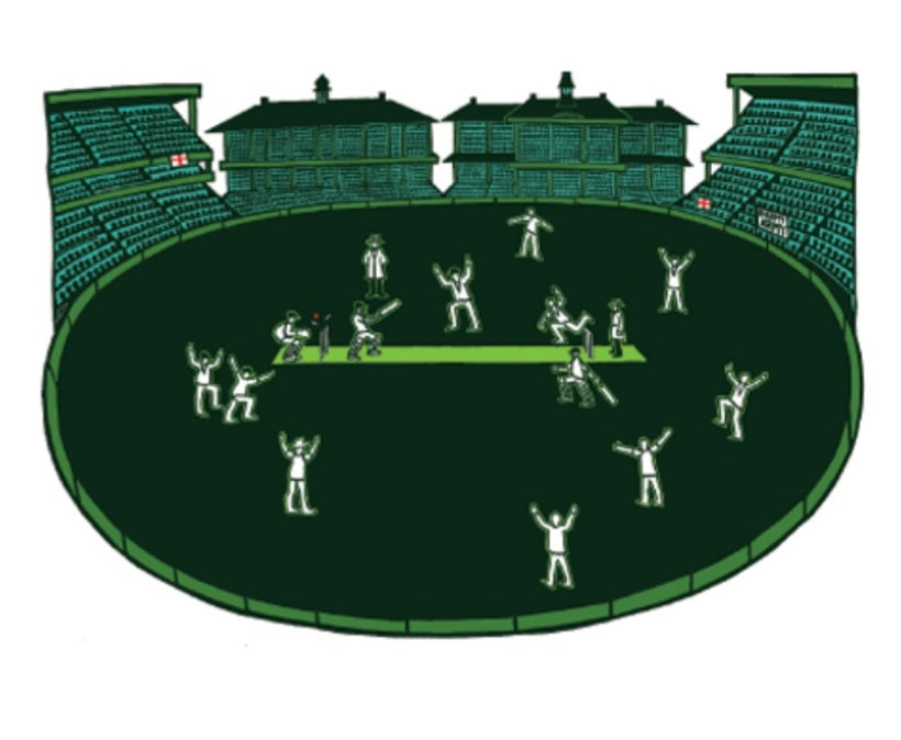Card - Cricket by Hugh Ribbans