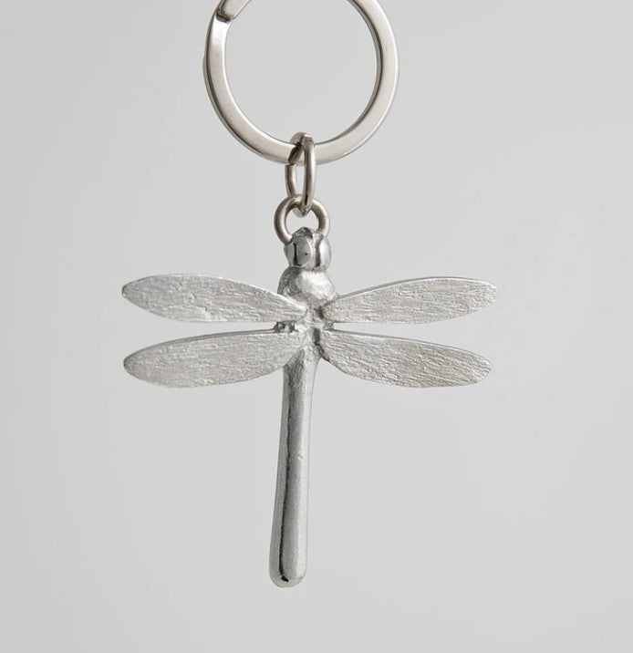 Pewter Key Ring by Lancaster & Gibbings (Dragonfly)