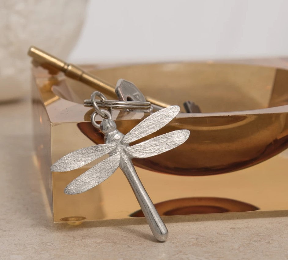 Pewter Key Ring by Lancaster & Gibbings (Dragonfly)