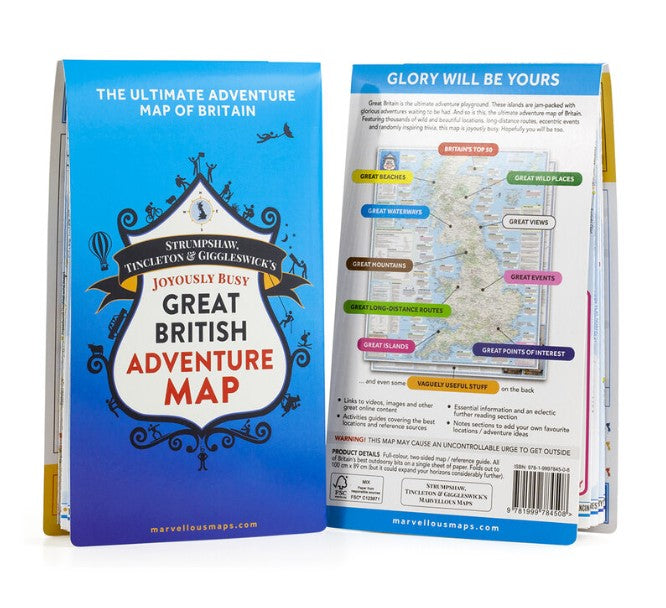 British Adventure Map (folded)