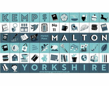 Load image into Gallery viewer, New design Kemps General Store &amp; Bookshop Tea Towel - blue
