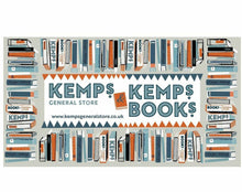 Load image into Gallery viewer, New design Kemps Books Tea Towel - orange
