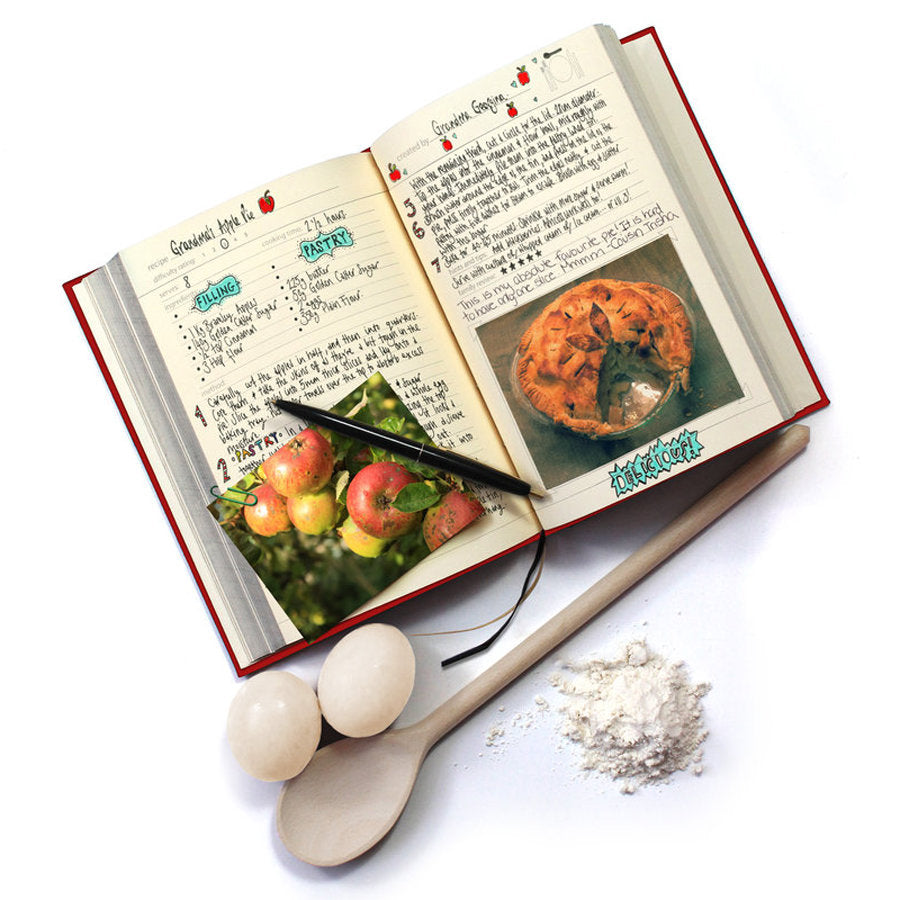 Blank cookbook for your family's recipes