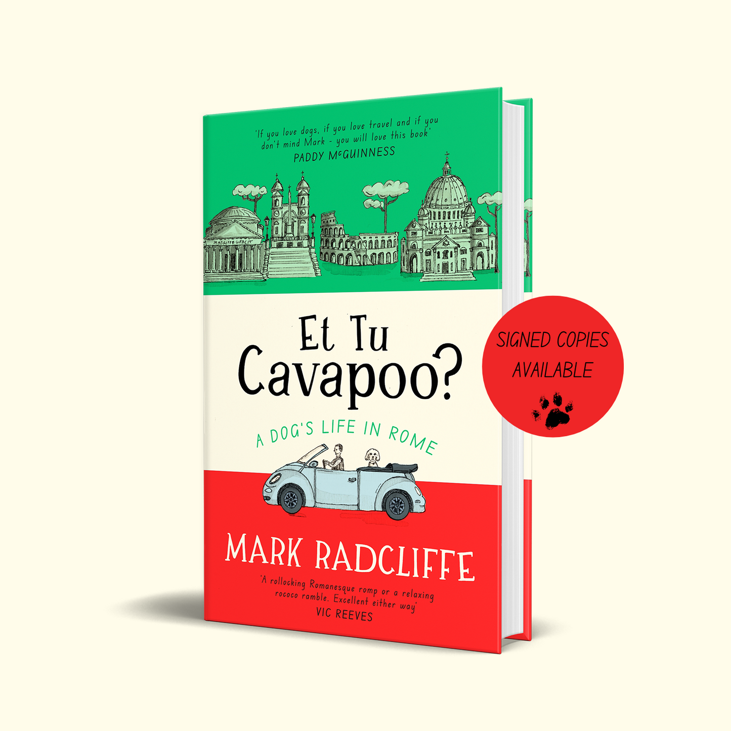 Et tu, Cavapoo? by Mark Radcliffe SIGNED (hardback) pre-order