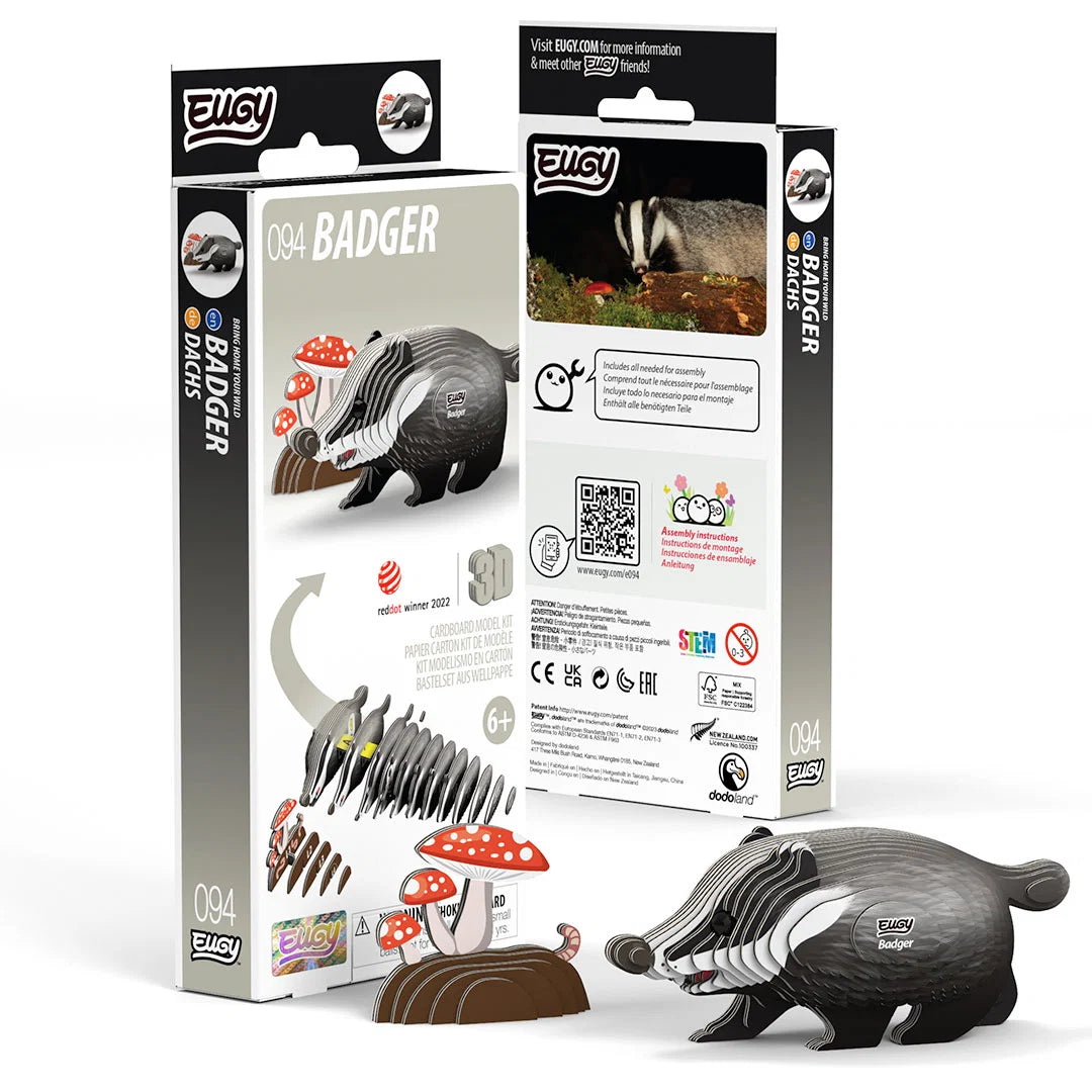 Eugy 3D Model Kit - Badger