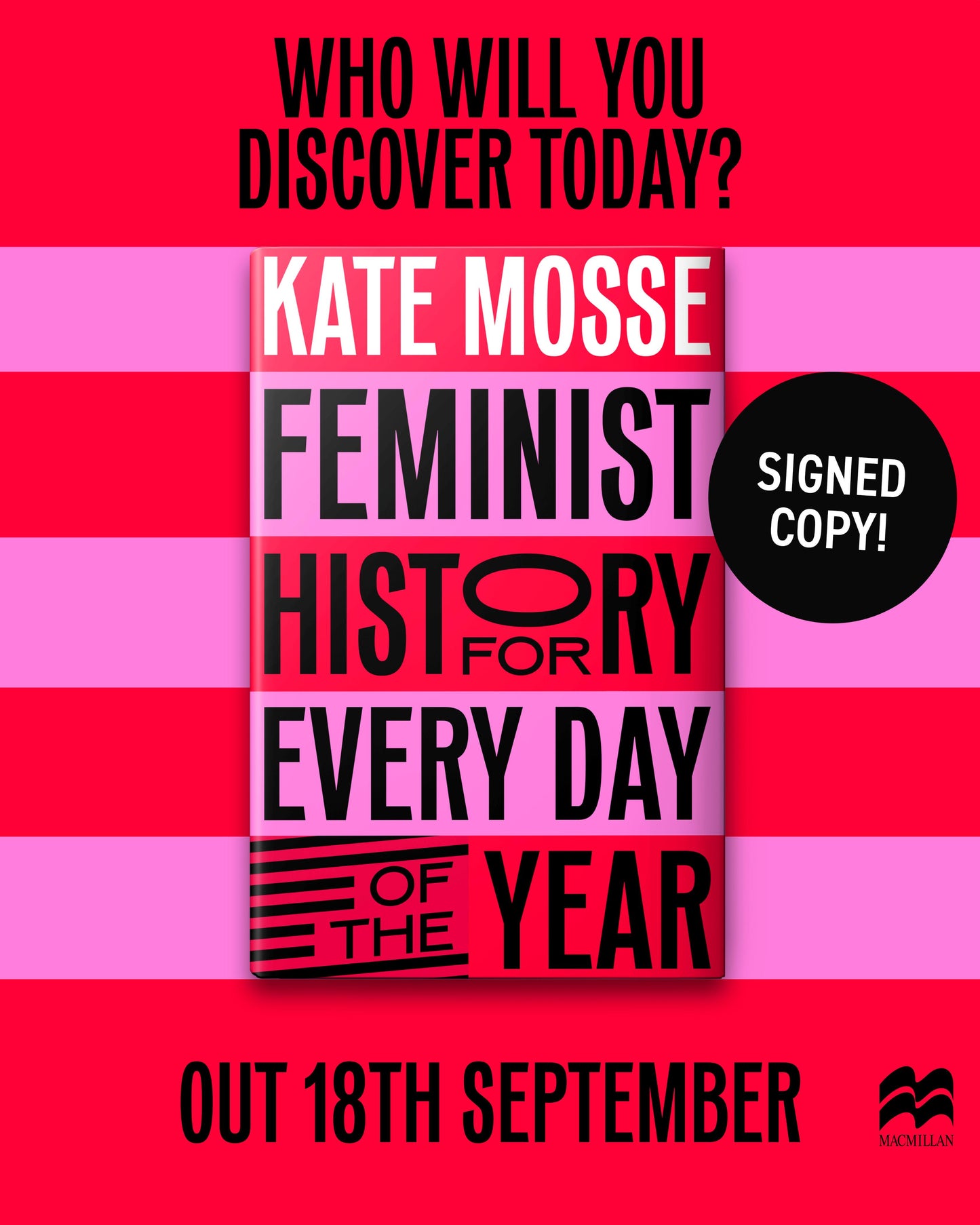 Feminist History for Every Day of the Year by Kate Mosse SIGNED