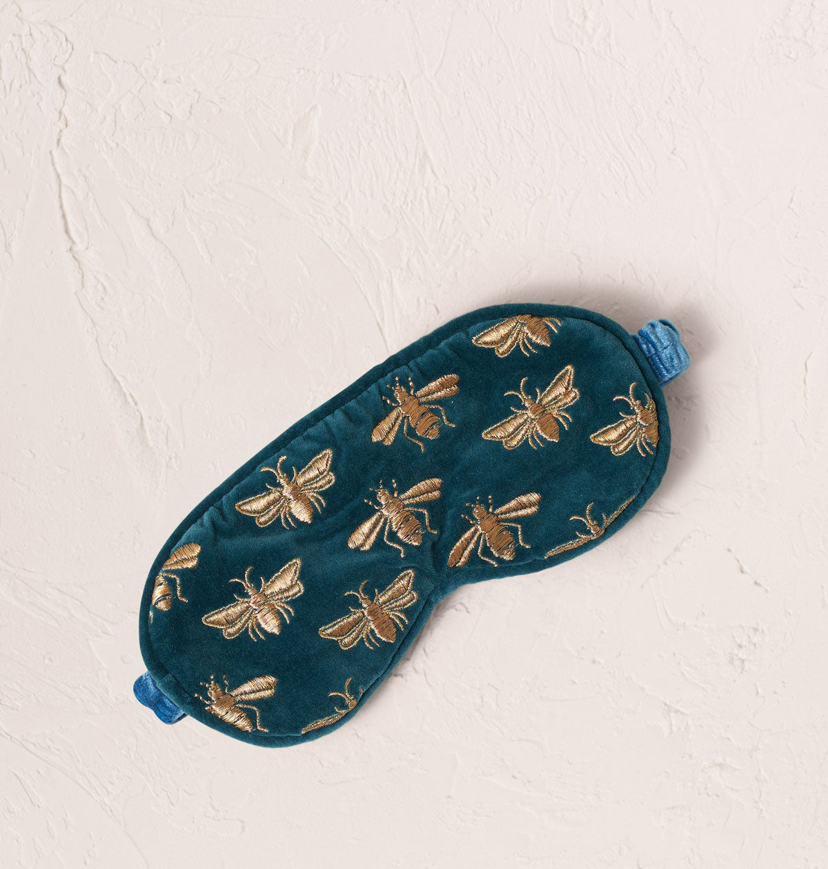 Elizabeth Scarlett Eye Mask Honey Bee Velvet Rich Blue