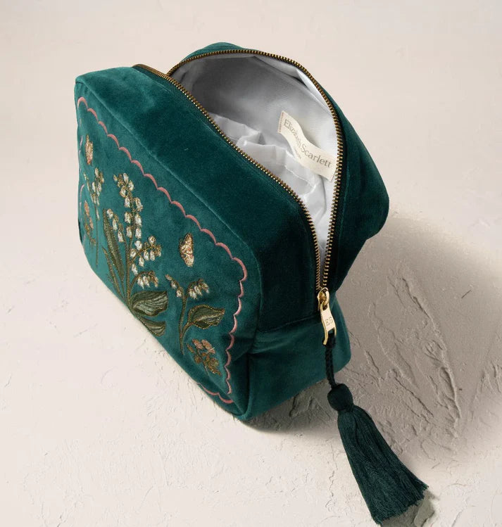 Elizabeth Scarlett Makeup Bag Lily of the Valley