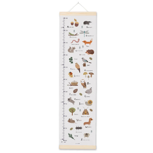 Woodland Alphabet... Height Chart