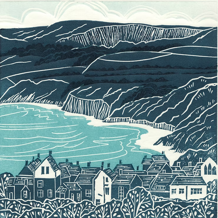 Card - Robin Hoods Bay - Michelle Hughes