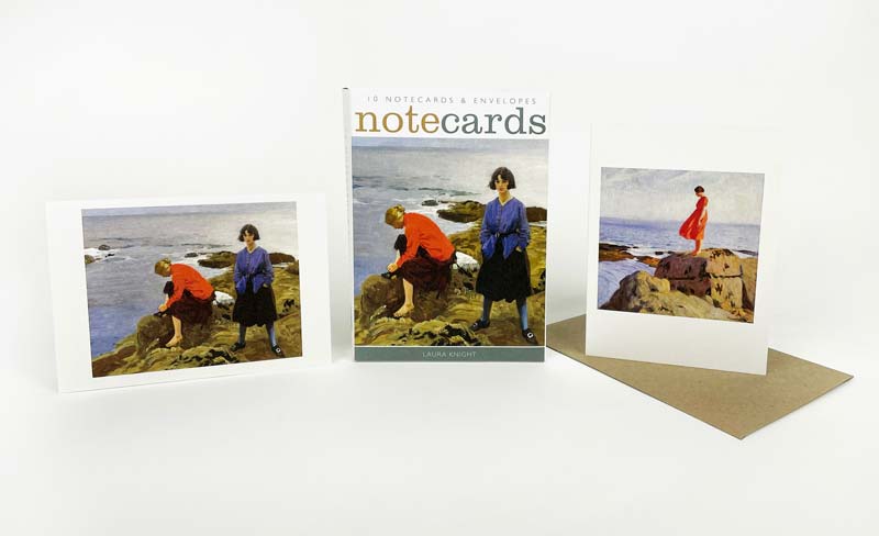 Notecards by Art Angels - By the Shore & A Dark Pool by Laura Knight