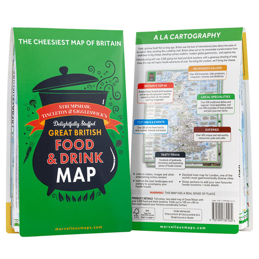 STG's Delightfully Stuffed Great British Food and Drink Map