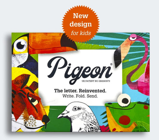 Pigeon Posted 6 Letter Envelopes - Wild Lives Pigeon (Kids)