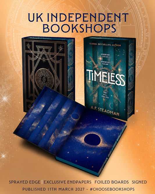 TimeLess The first adult fantasy novel from A.F. Steadman - SIGNED Special Edition