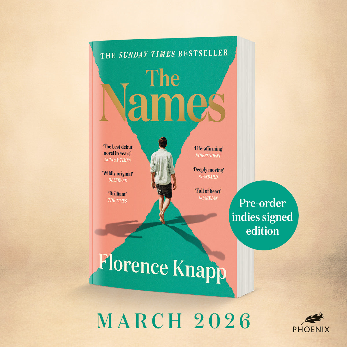 The Names by Florence Knapp SIGNED paperback pre-order