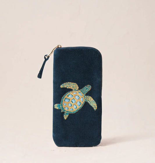 Elizabeth Scarlett Glasses Case Turtle Conservation