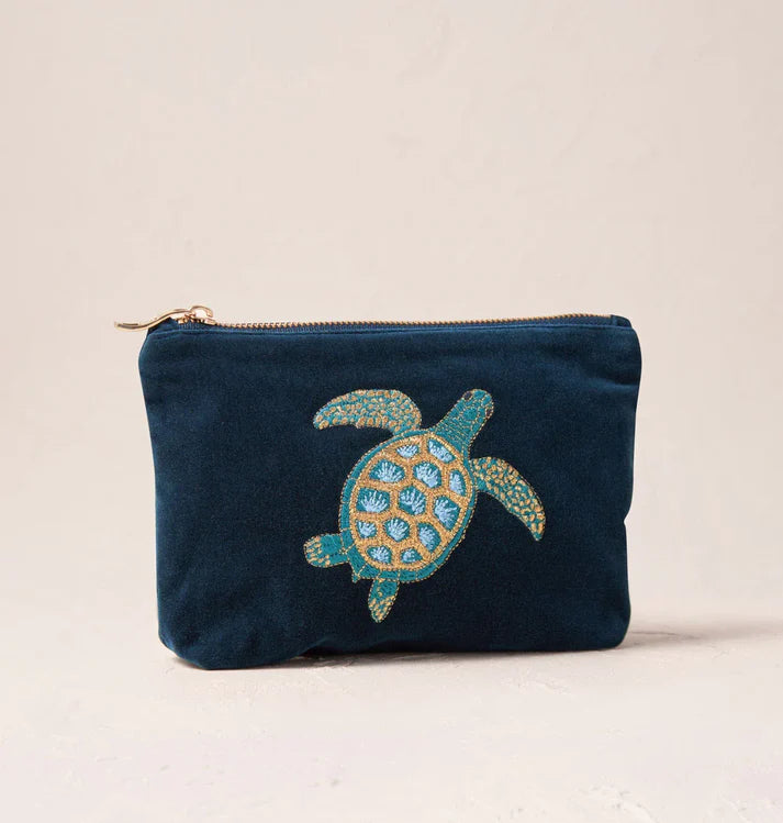 Elizabeth Scarlett Mini Pouch Turtle Conservation
