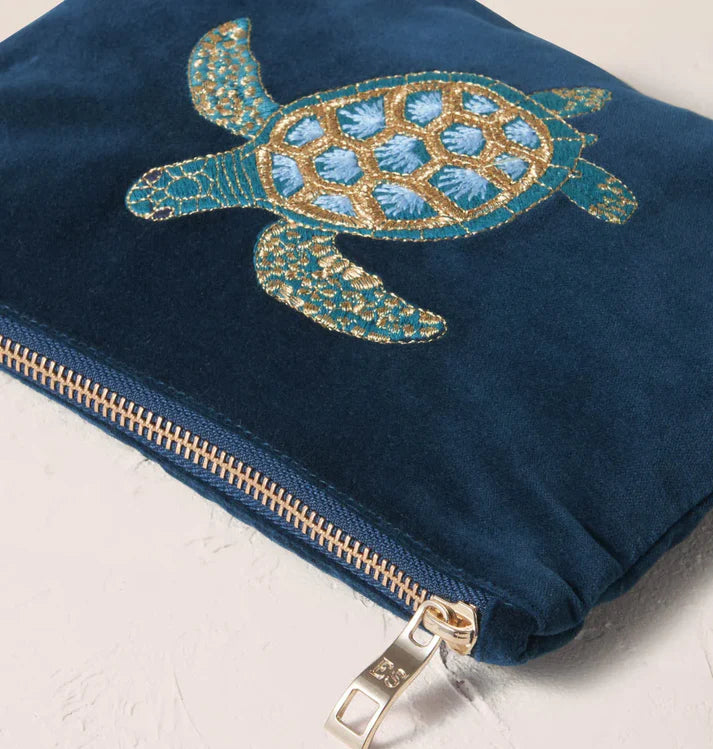Elizabeth Scarlett Mini Pouch Turtle Conservation