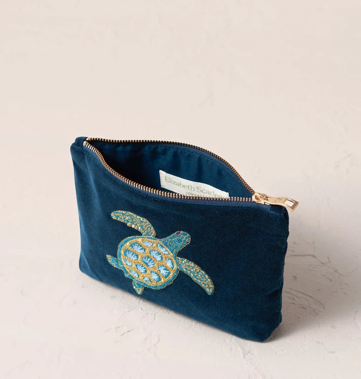 Elizabeth Scarlett Mini Pouch Turtle Conservation