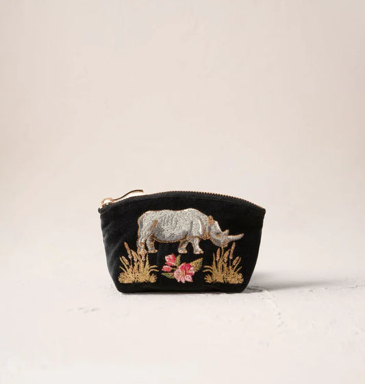 Elizabeth Scarlett Coin Purse Wild Rhino
