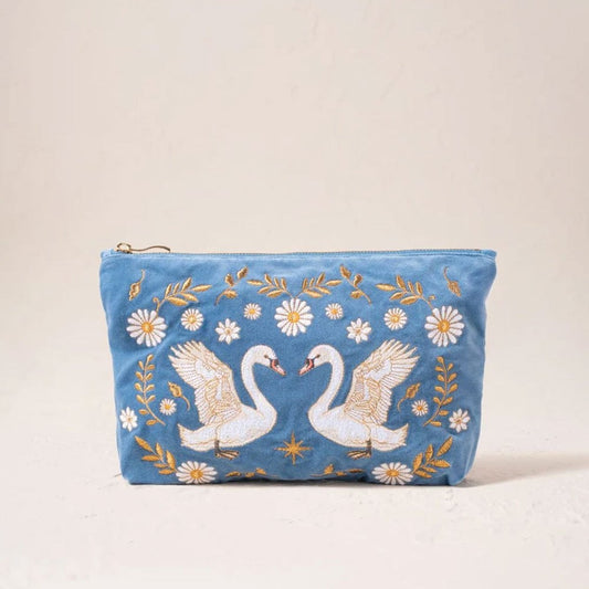 Elizabeth Scarlett Everyday Pouch Swan Garden