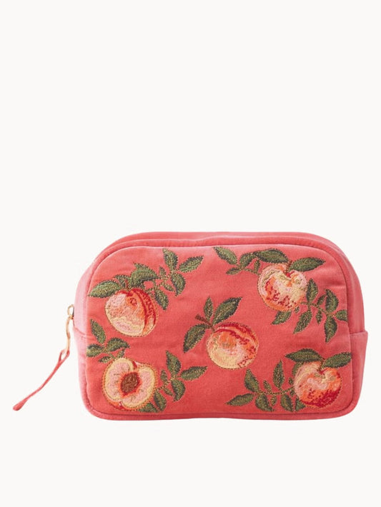 Elizabeth Scarlett Makeup Bag Summer Peach