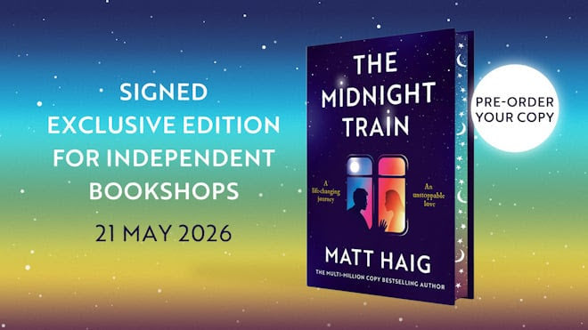 The Midnight Train by Matt Haig - SIGNED pre-order