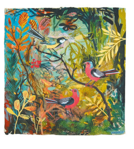 Card - Great Tit and Chaffinches by Mark Hearld