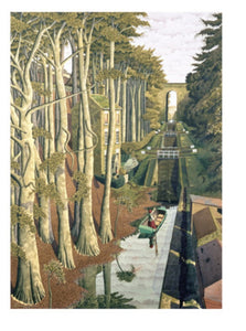 Card - View from a Canal Bridge by Simon Palmer
