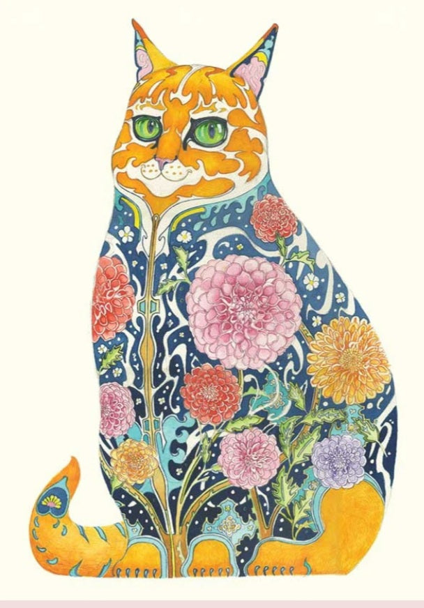 Card - Ginger Cat by Daniel Mackie