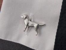 Load image into Gallery viewer, Pewter Cufflinks by Lancaster &amp; Gibbings (Dog)
