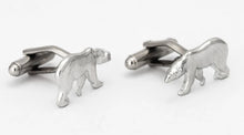 Load image into Gallery viewer, Pewter Cufflinks by Lancaster &amp; Gibbings (Polar Bear)
