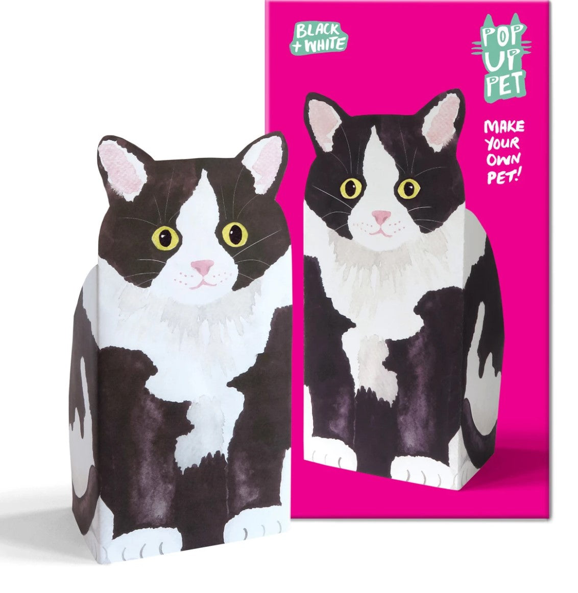 Pop Up Pet (Black & White Cat)