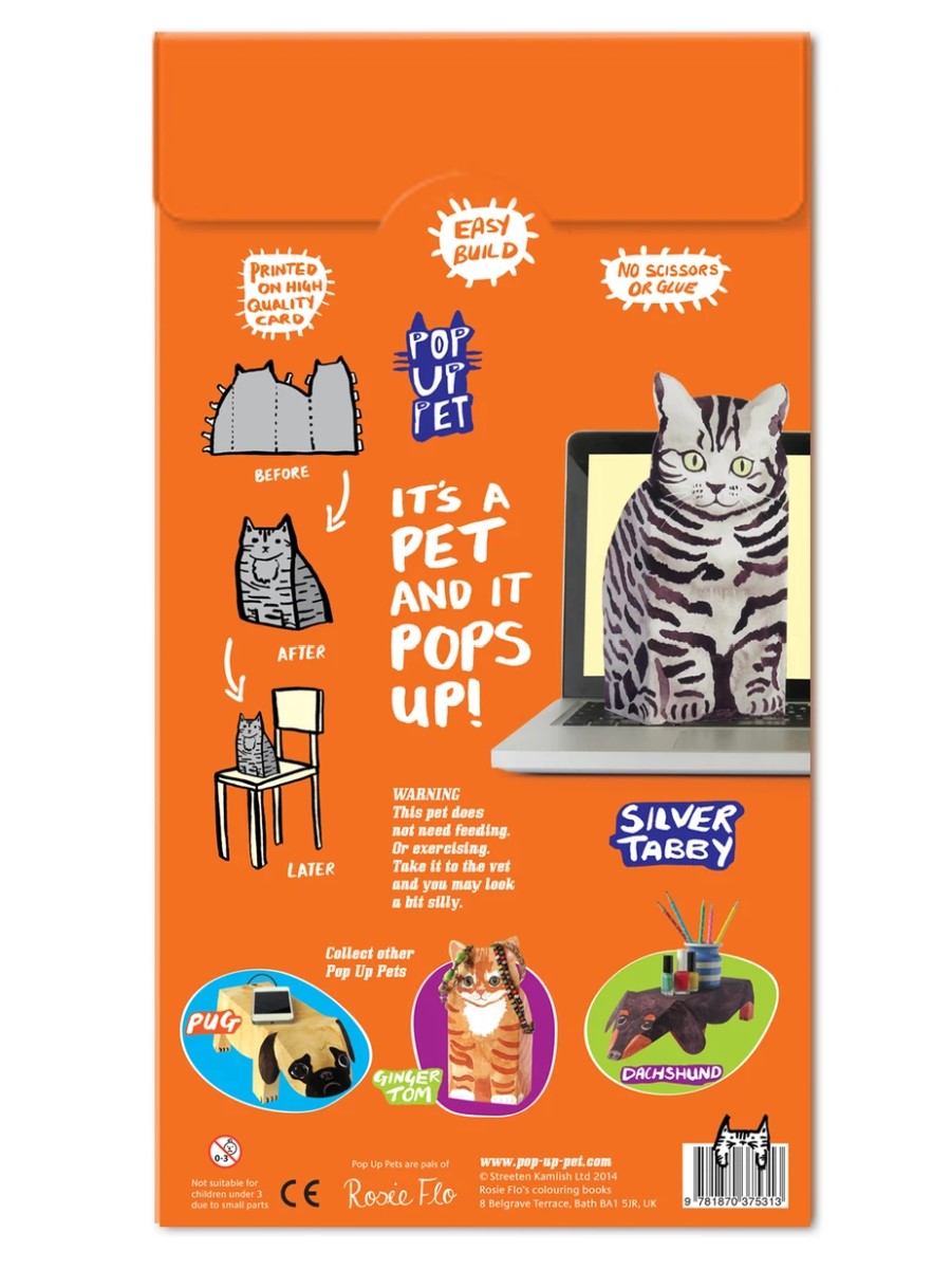 Pop Up Pet (Silver Tabby)