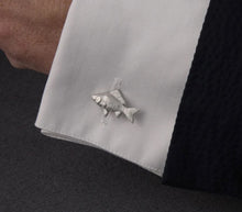 Load image into Gallery viewer, Pewter Cufflinks by Lancaster &amp; Gibbings (Fish)
