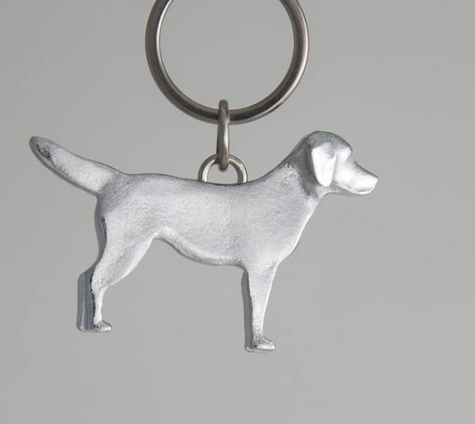 Pewter Key Ring by Lancaster & Gibbings (Dog)