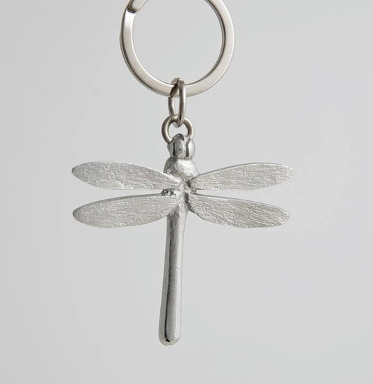 Pewter Key Ring by Lancaster & Gibbings (Dragonfly)