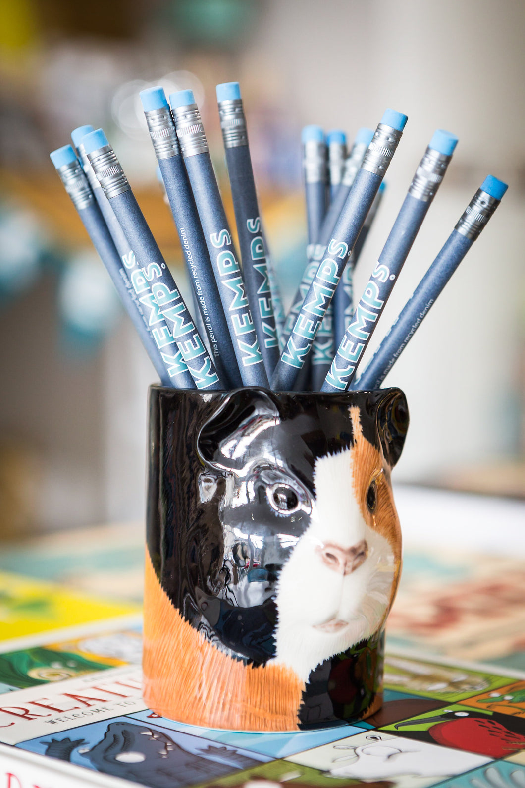 Guinea Pig Pencil Pot by Quail